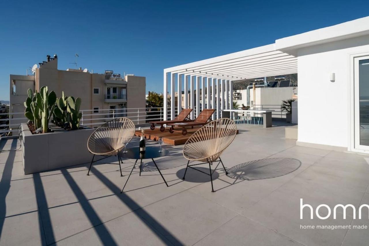 Brand New Homm Penthouse In Ano Glyfada, Dilou Apartment Athens Exterior photo